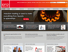 Tablet Screenshot of efd-induction.com